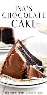 Ina S Chocolate Cake Cake Recipes Chocolate Cake Recipe Ina Garten Chocolate Cake