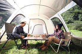 コールマン2018年秋冬新作 人気トンネル2ルームにnewカラーが仲間入り さっそく使ってみた camp hack キャンプハック テント ドームテント キャンプ