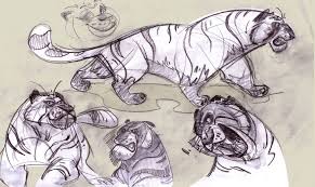 L'image tigre à colorier est hébergé sur une banque d'images comportant présentement : Pin On Animation Illustration14