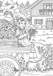 Kristen duke photography colorable bookmarks. Country Spring Little Girl Printable Adult Coloring Pages Animal Coloring Pages Adult Coloring Pages