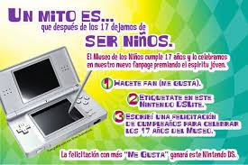 Nintendo ds y game boy advance. Museo De Los Ninos Cr Oficial Etiquetate Y La Felicitacion Con Mas Me Gusta Ganara Un Nintendo Ds Imagen 4 Facebook
