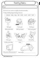 Healthy Habits Worksheets Health Lesson Plans Hygiene Lessons 1st Grade Worksheets
