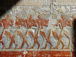 Egyptian Soldiers In The Expedition To The Land Of Punt Temple Of Hatshepsut C 1490 B C Deir El Bahari Egyptian Hieroglyphics Egyptian Art Ancient Egyptian