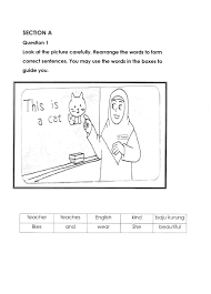 Contextual translation of sedikit sebanyak into english. Soalan English Bi Bahasa Inggeris Tahun 2 Paper 2 English Exam Papers English Writing English Worksheets For Kids
