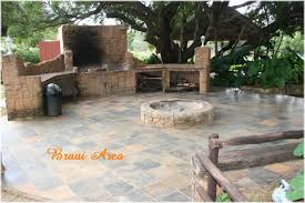 Braai Area Backyard Fire Fire Pit Backyard Backyard House