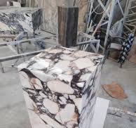 Calacatta Viola Marble Side Table: Handmade Coffee Table ...