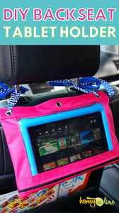 I found the headrest mount at marshall's for only $10 so you may get lucky shopping around otherwise i put in the amazon link to. Road Trip Hacks Make This Easy Diy Tablet Holder For Long Car Rides