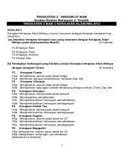 Tingkatan 2 Sejarah Contoh Soalan Bahagian C Kssm 2019 Doc Tingkatan 2 Mengikut Bab Soalan Soalan Bahagian C Terpilih Tingkatan 2 Bab 1 Kerajaan Course Hero