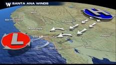 Image result for santa ana winds