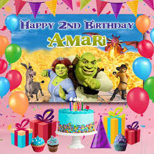 Shrek birthday party food ideas: Party Decor Party Supplies Shrek Theme Backdrop Shrek Banner Shrek Decoration Shrek Shrek Backdrop Shrek Birthday Backdrop Shrek Party