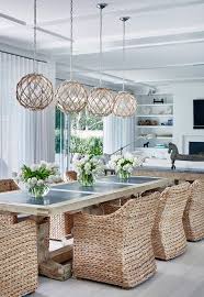This Hamptons Beach House Is What Summer Dreams Are Made Of Domino Elegant Dining Room Dining Room Design Hamptons Beach House