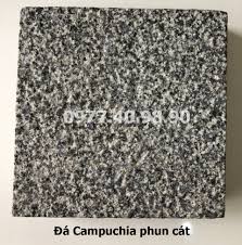 Đá tự nhiên đen Campuchia