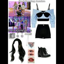 Bllɔkpiik 5th Member Outfits On Instagram Blackpink In Good Morning America 5th Member Outfit Kpop Fashion Outfits Korean Outfits Kpop Stage Outfits