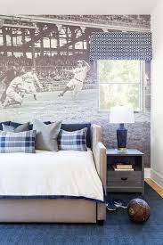 And the quilt with the sporty appliques is just perfect. Baseball Themed Kids Bedroom Design Ideas