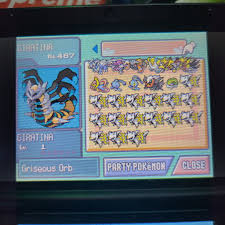 How To Get The Griesous Orb In Pokemon Platinum - Youtube