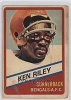 Ken Riley Football Cards