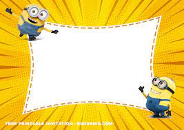 Free Printable Minions Baby Shower Invitation Templates Minion Baby Shower Baby Shower Invitation Templates Minion Baby