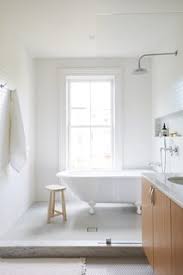 If wanting to mitre the tile edge reverse the cut to have factory edges on the visible side Best 60 Modern Bathroom Subway Tile Walls Open Showers Design Photos Dwell