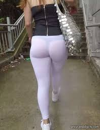 See Through White Leggings Ass Slut – Sexy Candid Girls