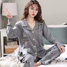 Shop Generic New Sweet Couple Pajama Suit M-4xl Women And Man Cotton  Pajamas 2pcs Set Lover Sleepwear Family Pijama Night Suit Online | Jumia  Ghana