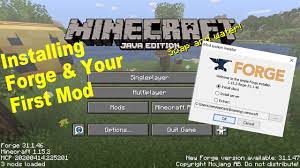 If, say, your chosen mod is for. How To Install Minecraft Forge Java Edition 1 15 2 And Your First Mod Tutorial Youtube