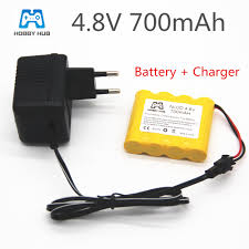 4 8v 700mah Rechargeable Ni Cd Battery With Charger For Rc Toys Electric Car 4 8v Nicd Battery Pack Rc Boat Model Car Toy Parts Accessories Aliexpress