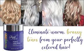 It is not well known, but purple shampoo can be drying for your hair, especially with excessive use. Amazon Com Purple Hair Mask For Blonde Silver Or Platinum Color Deep Toner And Conditioner For Gray Bleached Highlighted And Color Treated Hair Natural Blue Masque For Violet And Silver Tones
