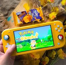 Pokemon Let S Go Pikachu Nintendo Switch Lite In 2020 Nintendo Switch Accessories Nintendo Lite Nintendo Switch System