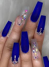 55 awesome coffin nail designs you'll flip for. Manicure At Home 50 Matte Coffin Nails Style Recommend Latest Fashion Trends For Girls Blue Coffin Nails Blue Acrylic Nails Blue Nail Designs