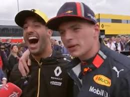 F1: Daniel Ricciardo, Max Verstappen in Sky Sports awkward moment