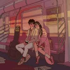 Pin By Aisyahhdk Aisyahhdk On صور كاتون Cartoon Art Aesthetic Art Romantic Art
