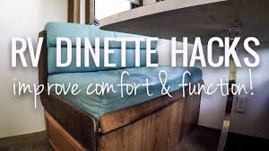 It's when one spouse cannot while everyone's idea of the 'right' rv for their family is different, here are some ideas and photos of. Rv Dinette Hacks To Improve Comfort Function Rv Living Renovations Repairs Youtube