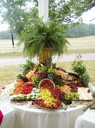 Pin By Melanie Oja On Lemonade Bars And Fruit Displays With Some Mmmm Fruit Display Wedding Fruit Displays Cheese Display
