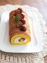 栗のロールケーキ レシピ ロールケーキ レシピ スイーツ レシピ ロールケーキ