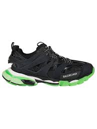 Balenciaga Track Sneakers Black And Green Black Green Glow In The Dark Track Sneakers Sneakers Balenciaga Shoes