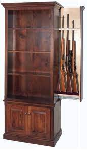 Hidden gun cabinets for sale. Winchester Bookcase With Hidden Gun Storage From Dutchcrafters Amish