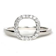 14k White Gold Diamond Halo Enhancer Ring Halo Wedding Bands Enhancer Wedding Band Square Halo Wedding Rings