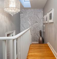 So, without further ado (and with a little help from pinterest), we present these. Wallpaper At Top Of Staircase Top Floor Staircase Wall Decor Hallway Wallpaper Staircase Wall