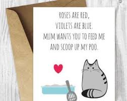 Diy For Him Birthday Card Printable For Dad Uk Funny Cat Birthday Card For Husband For Boyfri Cat Birthday Cards Funny Cat Birthday Card Valentine Love Cards