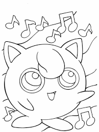 Jigglypuff Coloring Page From Generation I Pokemon Category Select From 25238 Printable Crafts Of Pikachu Coloring Page Pokemon Coloring Pages Coloring Pages