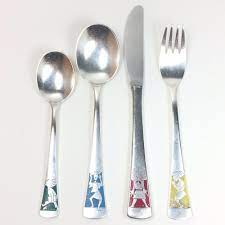Check spelling or type a new query. Vintage Child Cutlery Set Bremer Silberwarenfabrik Bsf 90 Enamel Figure Handle Bremersilberwarenfabrik Cutlery Set Vintage Children Vintage