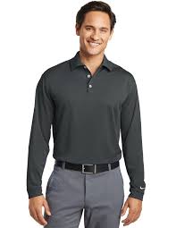 nike long sleeve dri fit stretch tech polo