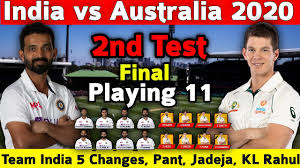 David warner, will pucovski, joe burns, marnus labuschagne, steve smith, travis head, matthew wade, cameron green, tim paine. 2nd Test India Vs Australia 2020 Both Teams Playing 11 Ind Vs Aus 2nd Test Match 2020 Playing 11 Youtube