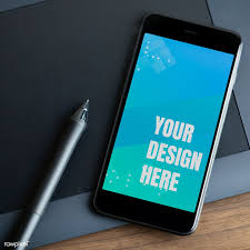 Download Premium Psd Of Mobile Phone Screen Mockup Flatlay 844057 In 2020 Design Mockup Free Phone Screen Phone