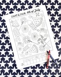You just need to apply appropriate colors on each. 4th Of July Kids Coloring Page My Sister S Suitcase