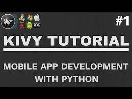 Kivy Tutorial 1 How To Create Mobile Apps With Python Youtube Language Apps Mobile App Python