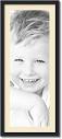 Amazon.com - ArtToFrames 12x35 inch Satin Black Picture Frame with ...