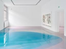 Canvases Appear To Spill Onto The Floors In Peter Zimmermann S Walk In Art Installation Installation Art Flooring Flooring Inspiration