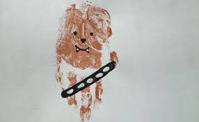 Handprint Chewbacca Craft Artsandcrafts Kidscrafts Crafts Diy Starwars Disney Handprints Star Wars Crafts Star Wars Art Star Wars Art Projects For Kids
