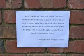 Randy Pausch Last Lecture Quotes Quotesgram